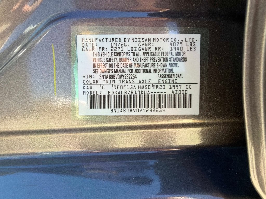 2027 Nissan Sentra S