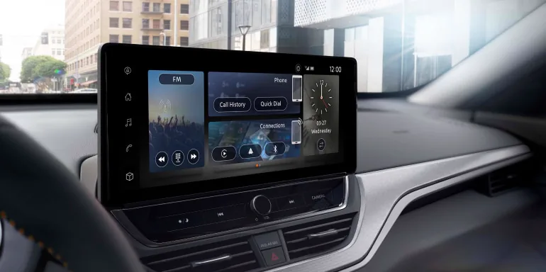2027 Nissan Altima sedan 12.3-inch HD touch-screen display at Holler Nissan Lexington in Lexington SC
